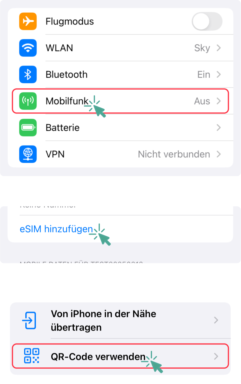 iPhone Instructions Step 1